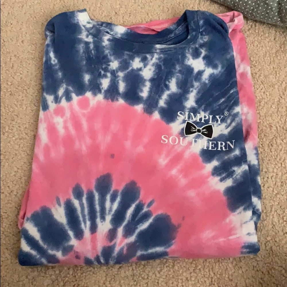 Tied dye long sleeve